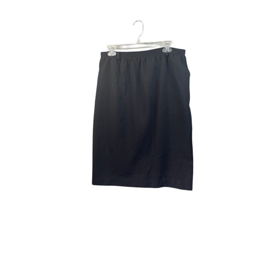 Black Pencil Skirt | High Waist Office Workwear Basic | Classic Minimalist‎ Midi